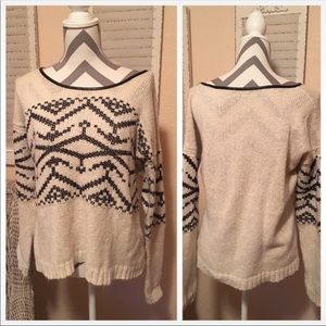 Cute Black and White oversized sweater